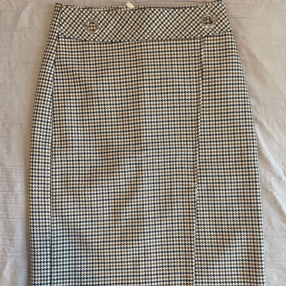H&M plaid pencil skirt